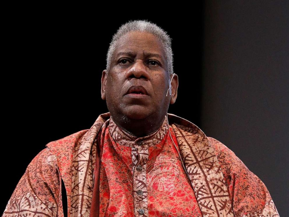 PHOTO: Vogue Contributing Editor Andre Leon Talley speaks regarding "Rei Kawakubo/Comme des Garcons: Art of the In-Between" during "Sunday At The Met: Andrew Bolton And Andre Leon Talley" at The Metropolitan Museum of Art, June 18, 2017, in New York City.