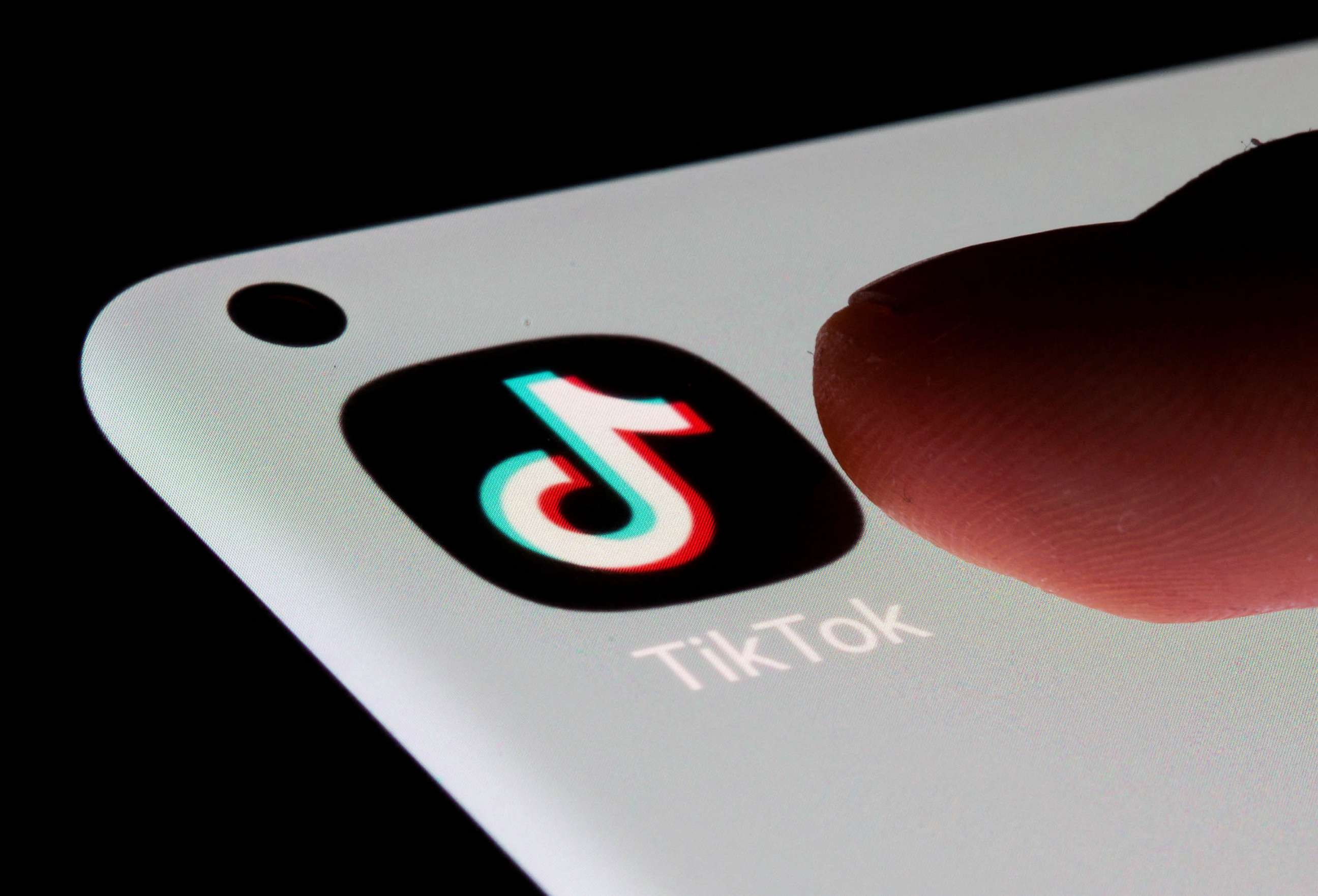 PHOTO: FILE - TikTok app is seen on a smartphone in this illustration taken, July 13, 2021.