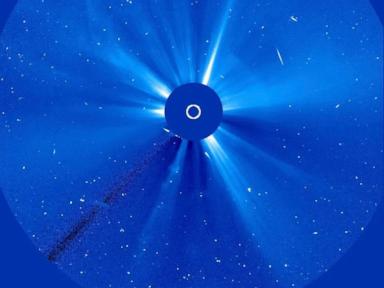 'Halloween comet' breaks apart after flying close to the sun