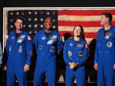 Artemis II astronauts reunite with their moonship 3 months after record-breaking flight