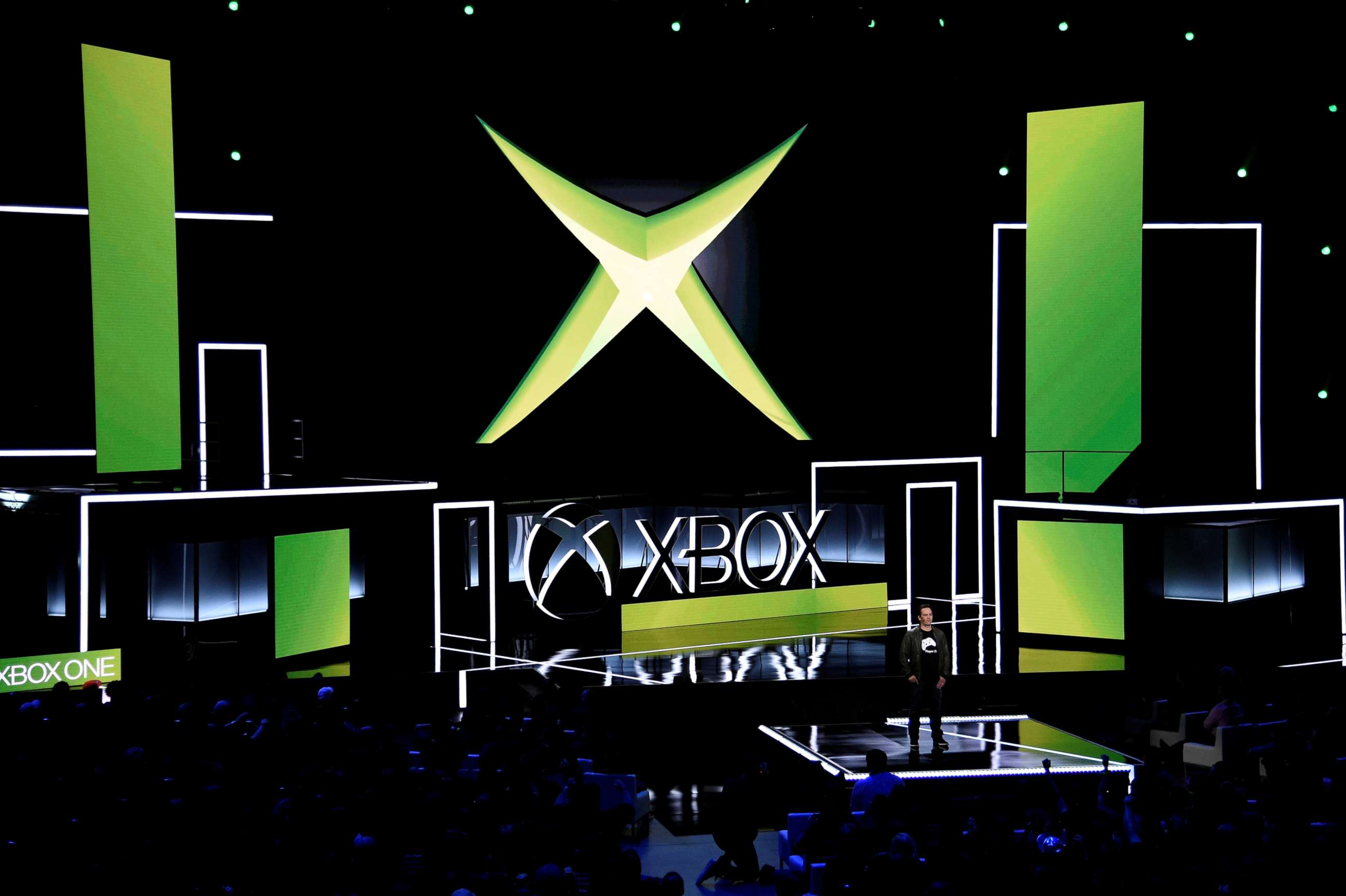 FILE PHOTO: Head of Microsoft Xbox Phil Spencer speaks during the Microsoft Xbox E3 2017 media briefing in Los Angeles, California, U.S., June 11, 2017. 