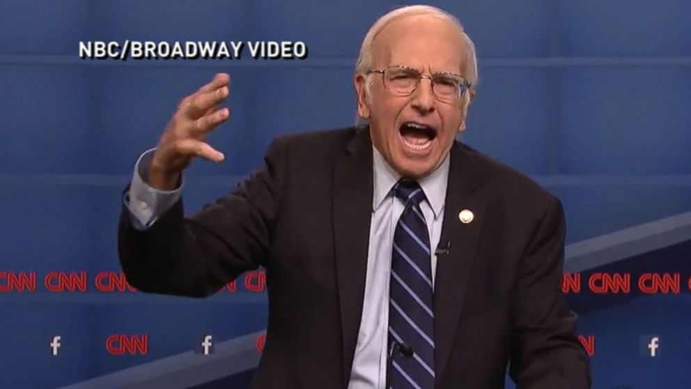 Sen Bernie Sanders Reacts To Larry David Snl Impersonation Video Abc News