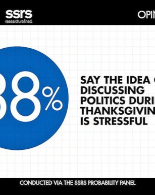 VIDEO: More Than a Third of Americans Say Idea of Talking Politics at Thanksgving Stresses Them Out