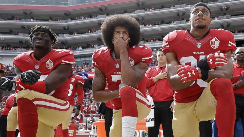 Image result for kneeling nfl player