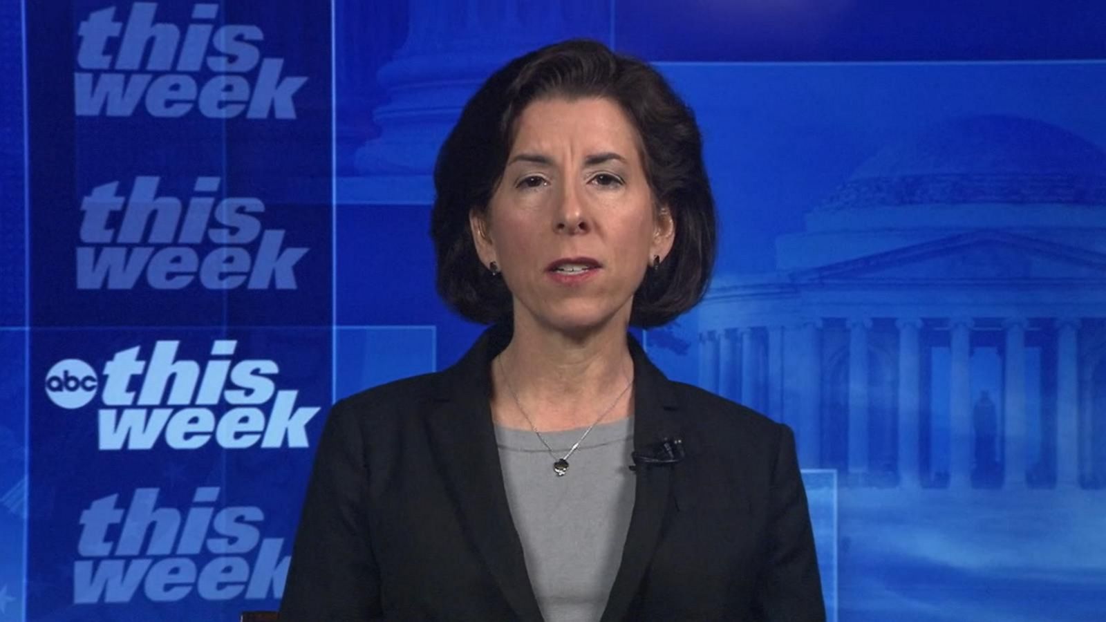 'Red line is inaction' on infrastructure deal: Sec. Gina Raimondo ...