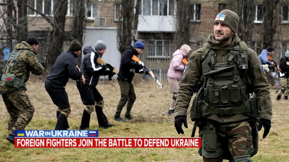 Foreign Fighters Join The Battle To Defend Ukraine 