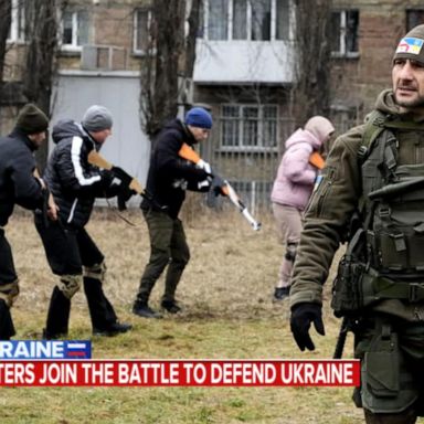 VIDEO: Foreign fighters join the battle to defend Ukraine