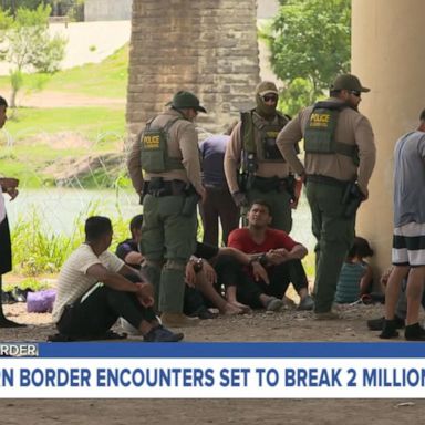 VIDEO: US southern border encounters set to break 2 million amid recent surge