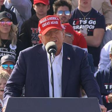 VIDEO: Donald Trump makes controversial comments at rally in Ohio