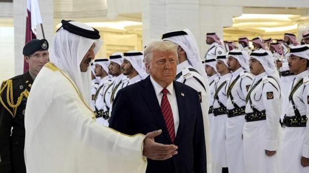 Trump hits world stage with first major foreign trip to the Middle East