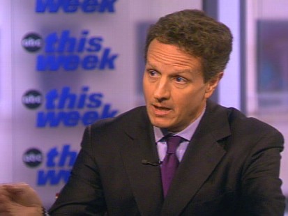 Treasury Secretary Tim Geithner talks to George Stephanopoulos about the 135 billion dollars of money left in TARP