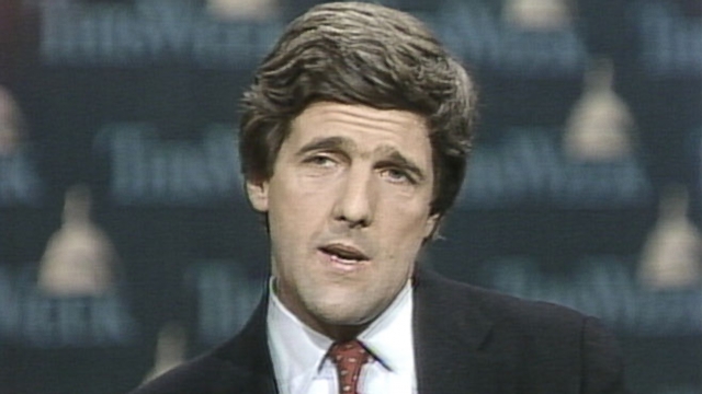 Video John Kerry Appears on 'This Week' in 1984 - ABC News