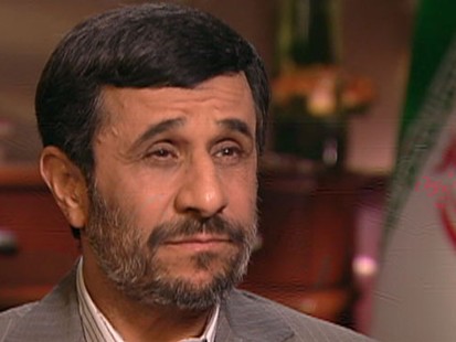 VIDEO: Iranian President Mahmoud Ahmadinejad joins Christiane Amanpour on "This Week."