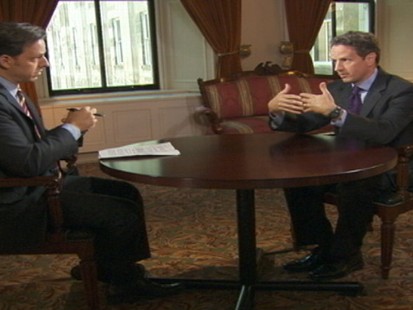 Video of Sec. Geithner on This Week.