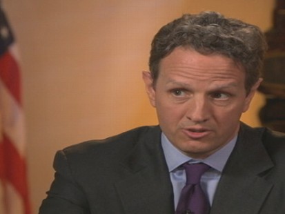 Video of Sec. Timothy Geithner on This Week.