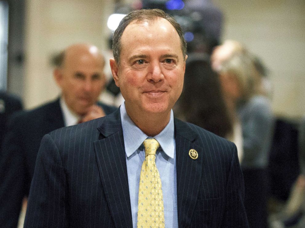 PHOTO: Rep. Adam Schiff arrives on Capitol Hill in Washington, U.S., Dec.13, 2018.