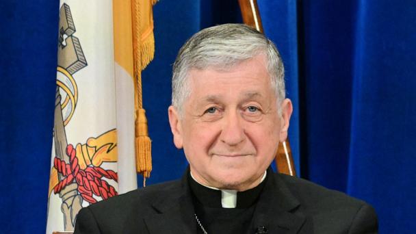 US cardinal Blase Joseph Cupich attends a press conference of US cardinals, a day after the new pope's election, at the North American College in Rome, on May 9, 2025. 