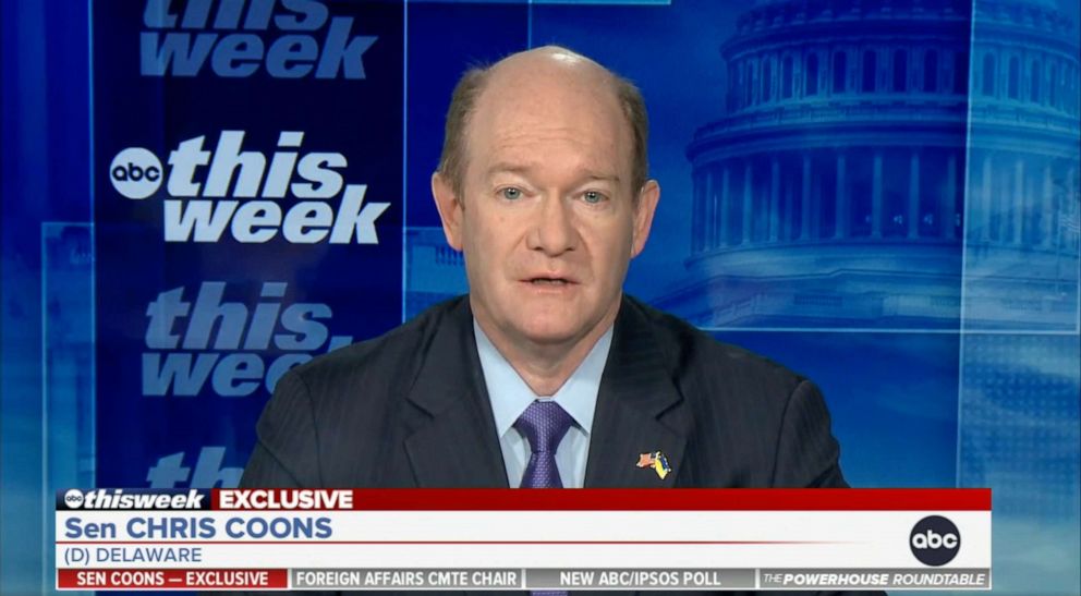 PHOTO: Sen. Chris Coons, D-Del., on “This Week.”