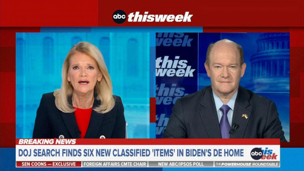 #Sen. Coons says one key thing separates Biden, Trump docs cases — but acknowledges political ‘fallout’