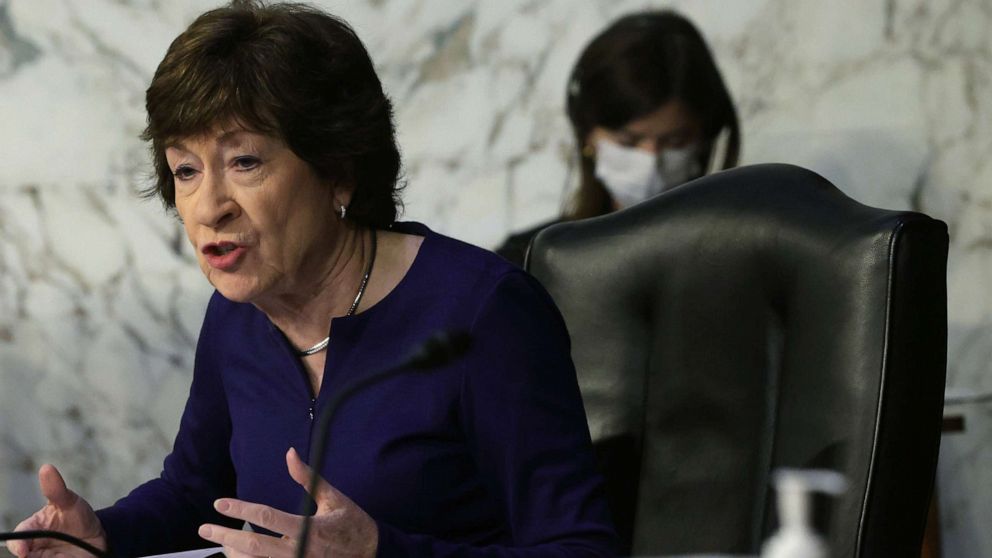 'I strongly support' a Jan. 6 commission, but still 2 'resolvable' issues: Sen. Susan Collins