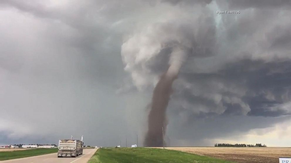 Tornado touches down in Canada Video ABC News