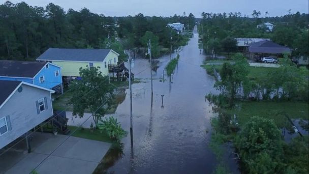 Video Drone View: Tropical Storm Cindy Makes Landfall Along Gulf Coast ...