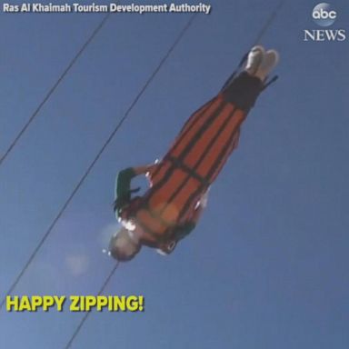 The United Arab Emirates claimed a record on Thursday with the opening of the world's longest zip line, measuring 2.83 kilometers (1.76 miles) in length.