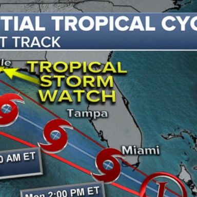 VIDEO: 3 states on tropical storm watch