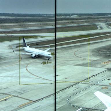 VIDEO: Airlines are trading watch towers for virtual screens to control taxiway traffic