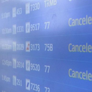 VIDEO: Chaos at airports as 800+ flights canceled ahead of July 4th weekend