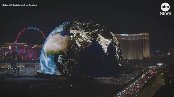 Video Sphere lights up Las Vegas skyline with massive LED display