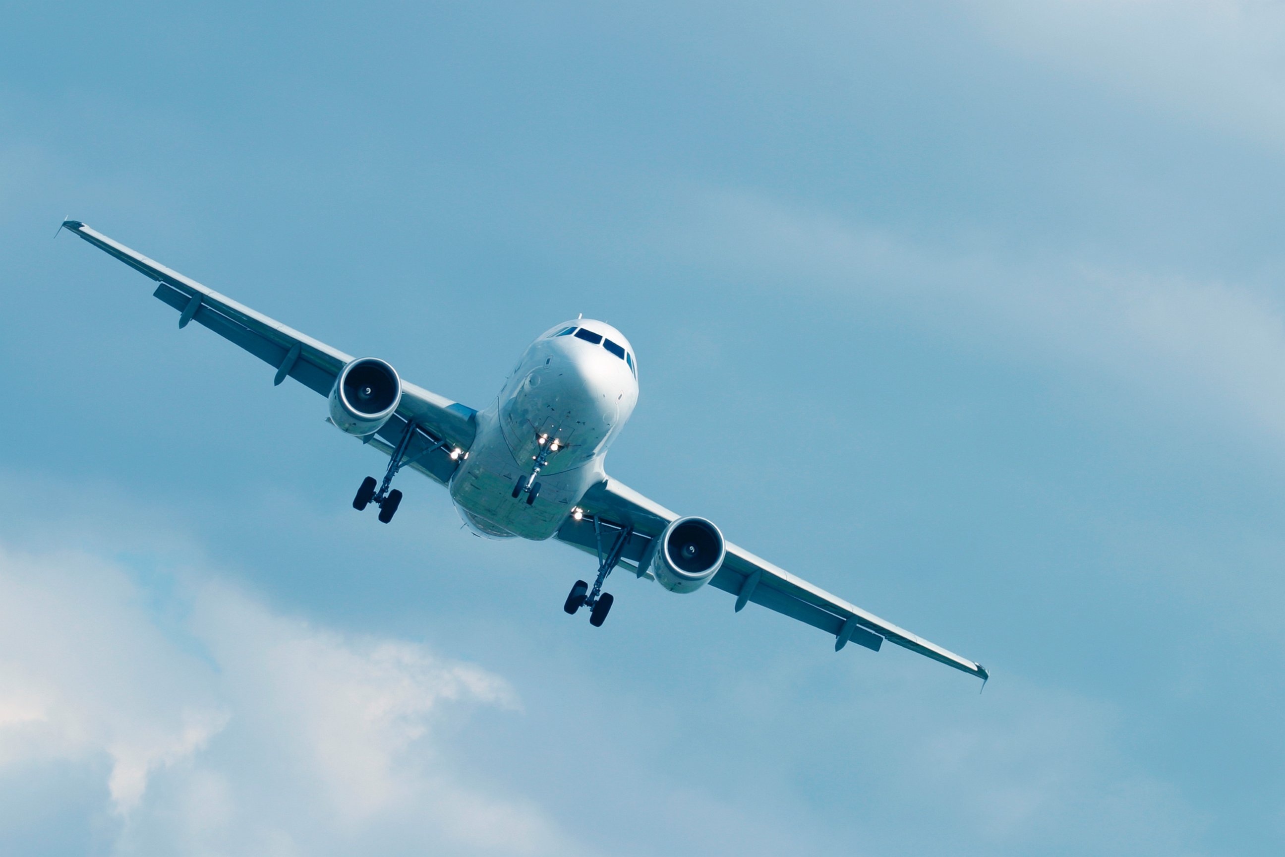 PHOTO: A plane prepares to land in this stock photo.
