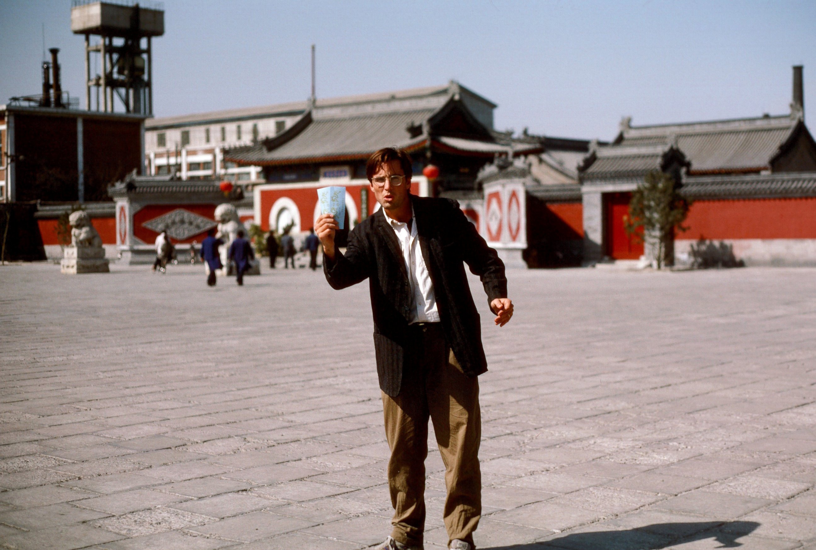 PHOTO: Bob Woodruff in Beijing in 1989.