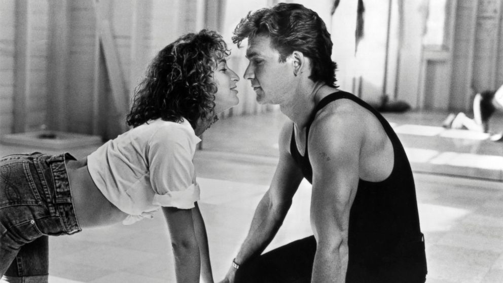 PHOTO: Jennifer Grey and Patrick Swayze in a scene from the movie Dirty Dancing. 
