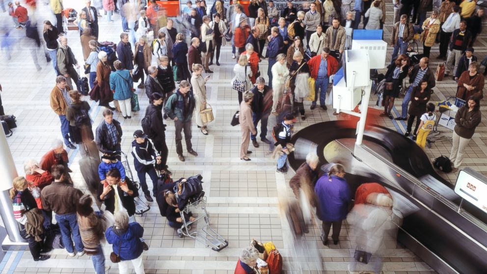 PHOTO: A crowded airport is pictured in this stock image. 
