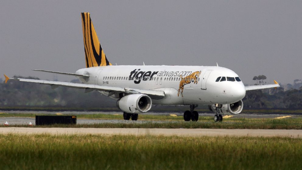 A Tiger Airways flight to Sydney prepares to take off on August 12, 2011 in Melbourne, Australia.