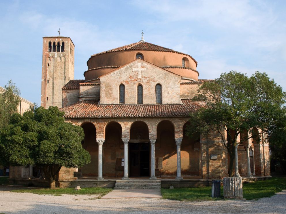 PHOTO: The Church of Santa Fosca on the deserted lagoon island of Torcello, Italy is pictured in this undated file photo.