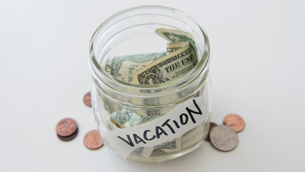 PHOTO: A vacation savings jar is pictured in this undated stock photo.