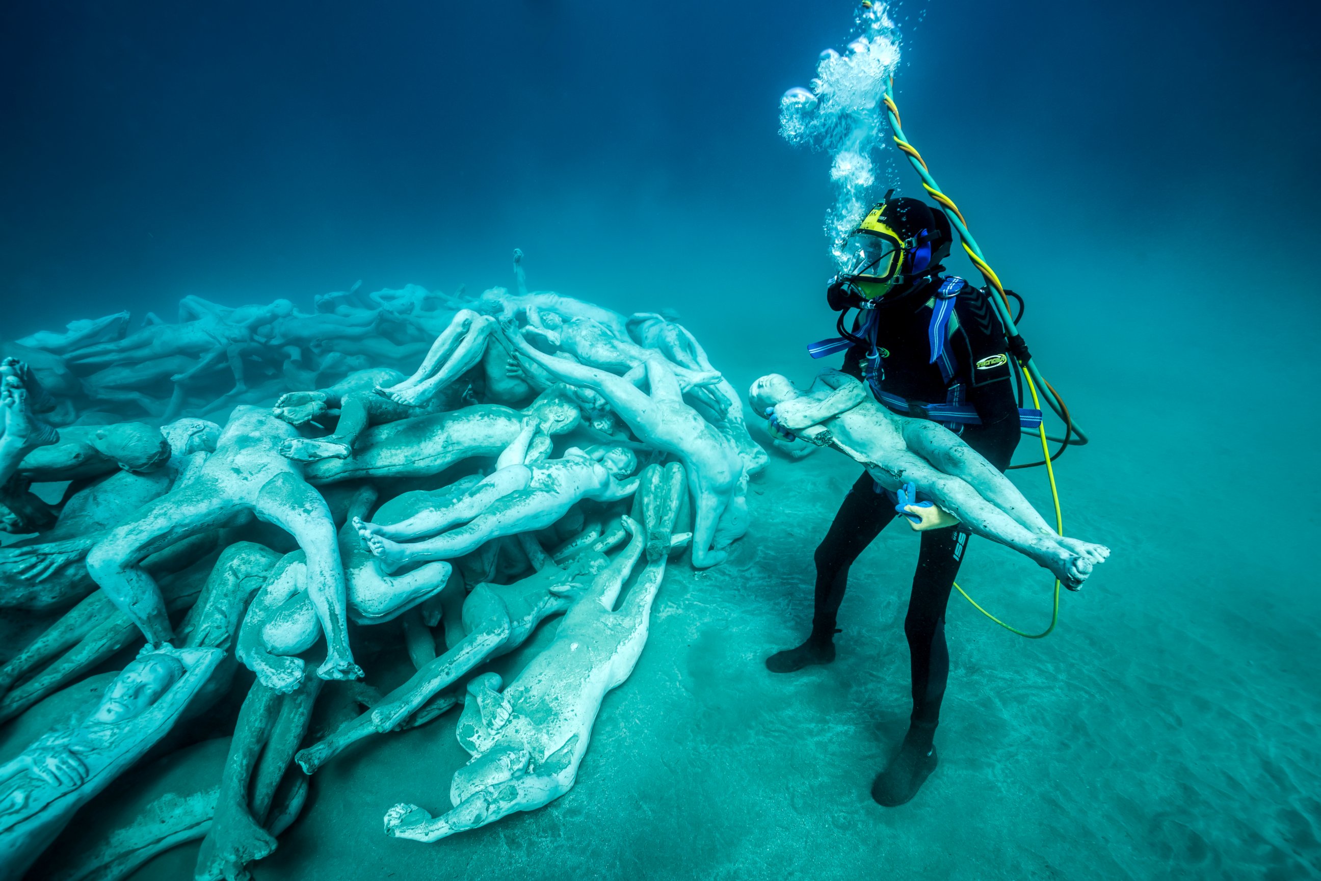PHOTO: The Museo Atlantico is Europe’s first underwater museum. 
