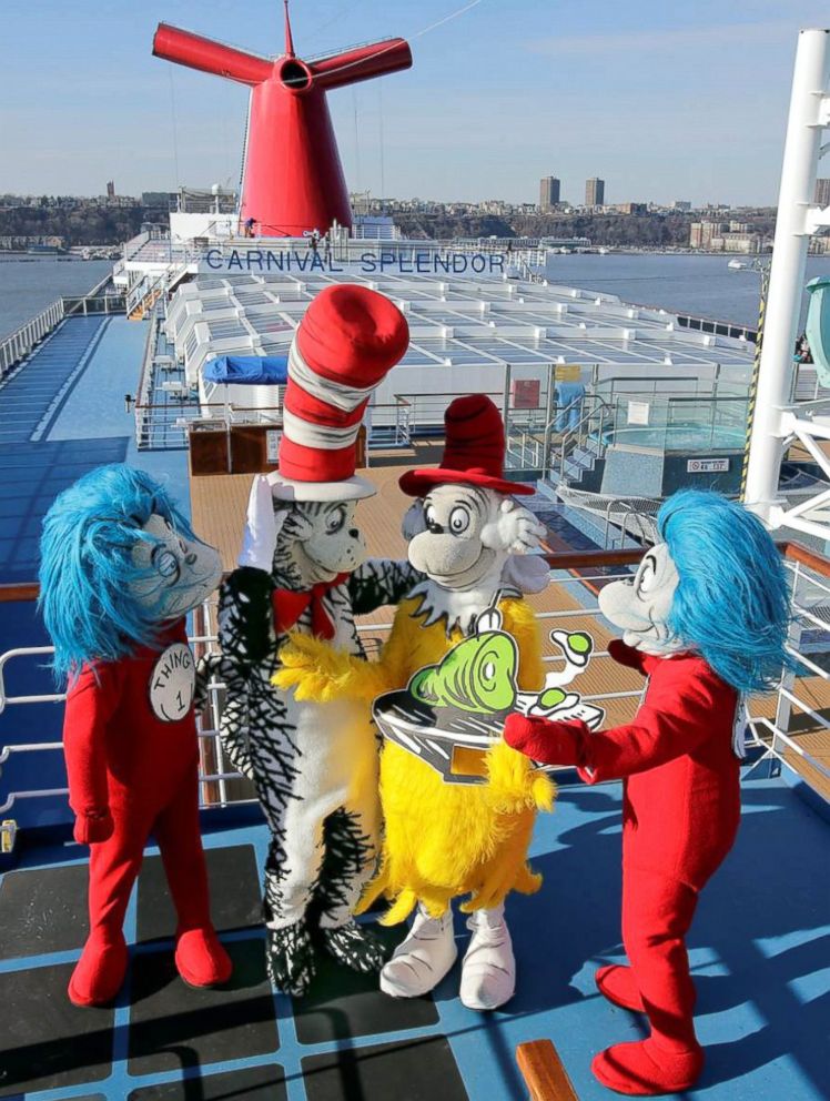 PHOTO: Carnival Cruise Lines today unveiled an exclusive partnership with Dr. Seuss Enterprises to bring the beloved children's brand and favorite characters to the line's fleet of 24 "Fun Ships." 
