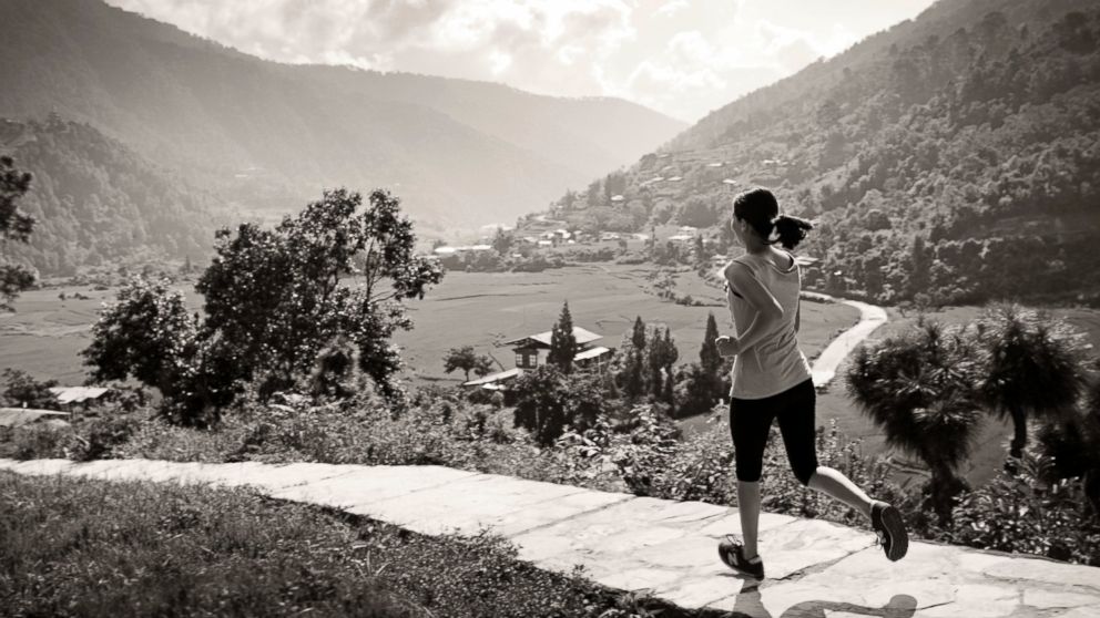 Get fit in the mountains of Bhutan.