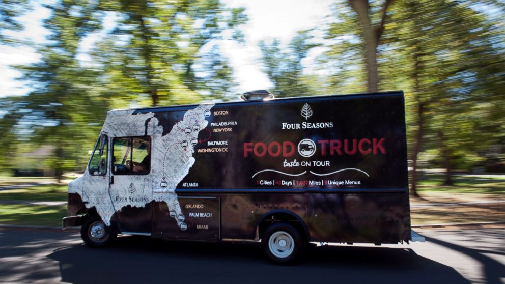 The Four Seasons food truck is on an East Coast tour. 