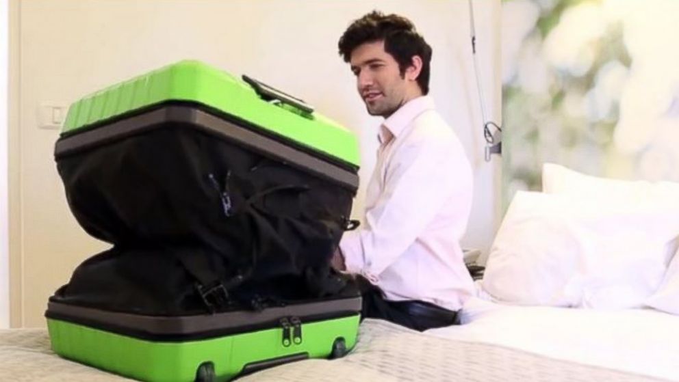 PHOTO: Fugu Luggage is a suitcase that can change from a carry on to check in, can become a closet, and a table.