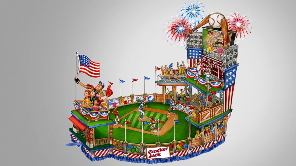 A rendering of the Cracker Jack Macy's Thanksgiving Day Parade float. This is the first time a PepsiCo brand has had a float in the parade.