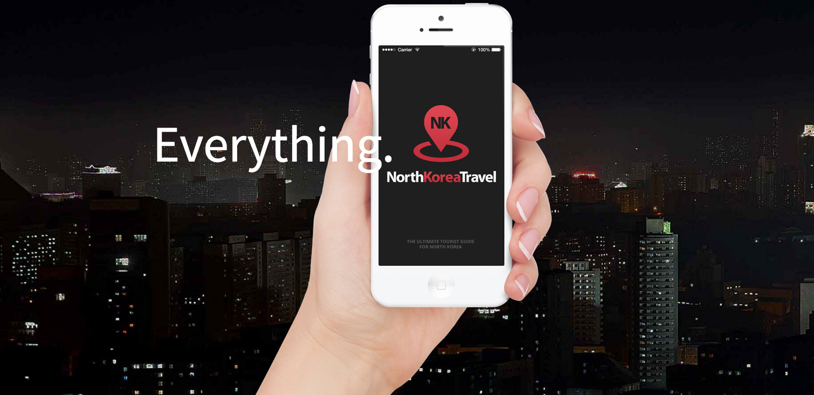 PHOTO: A North Korean travel app created by Uniquely.Travel. 