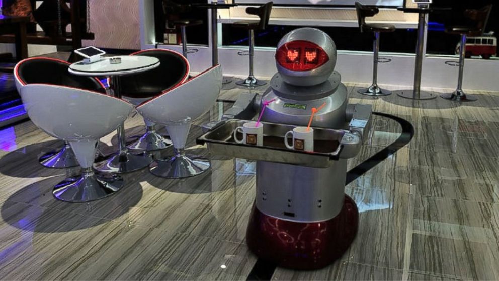 Space-themed Pen Heng Space Capsules Hotel in Shenzhen, China is almost entirely run by robots.