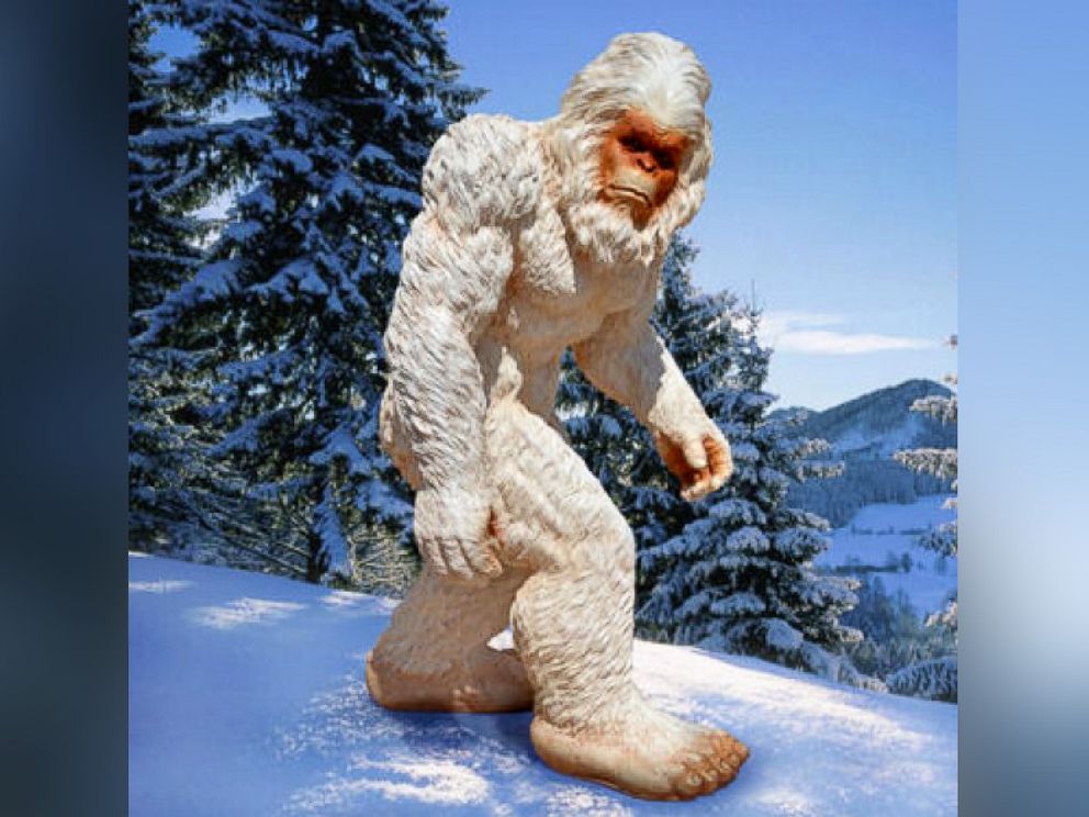 PHOTO: An Abominable Yeti statue is sold by SkyMall for $99.
