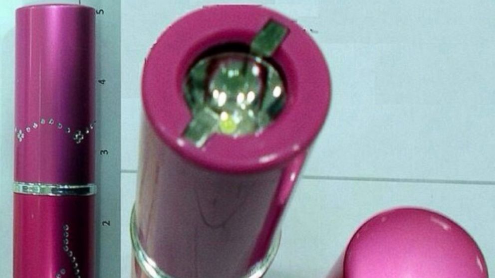 The TSA has posted this image to their Instagram account with this caption: "#TSAcatch A taser disguised as a tube of lipstick was discovered in a traveler’s carry-on baggage at the #StLouis International Airport. #TSA #STL," Nov. 20, 2013. 