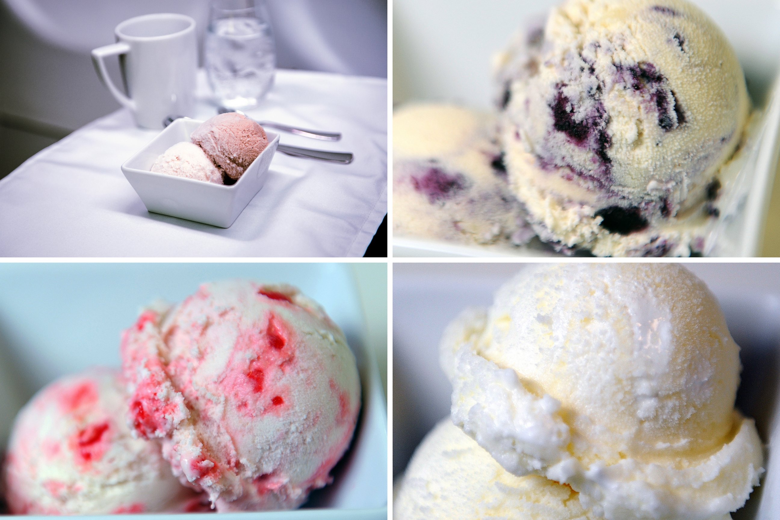 PHOTO: Virgin America’s "First Class Menu" will soon feature a signature ice cream flavor created by San Francisco-based parlor Humphry Slocumbe.