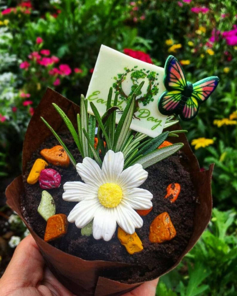 PHOTO: Disney’s Wilderness Lodge will have an Earth Day Cupcake at Roaring Fork. This chocolate cupcake is filled with cookies and cream filling and topped with vanilla buttercream, cookies and cream crumble, chocolate rocks, and an edible garden.